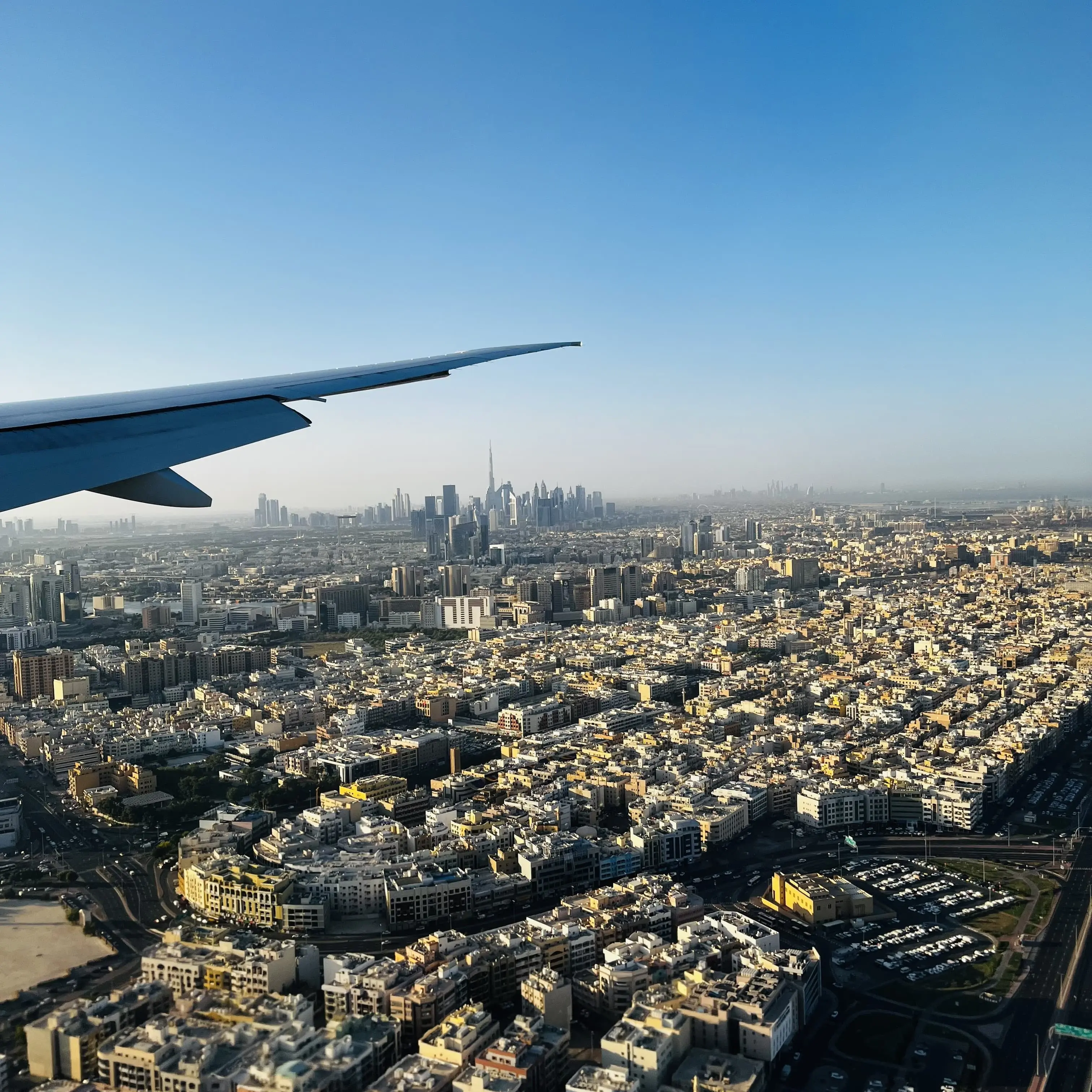 Arvish in Dubai - Burj Khalifa ariel snapshot
