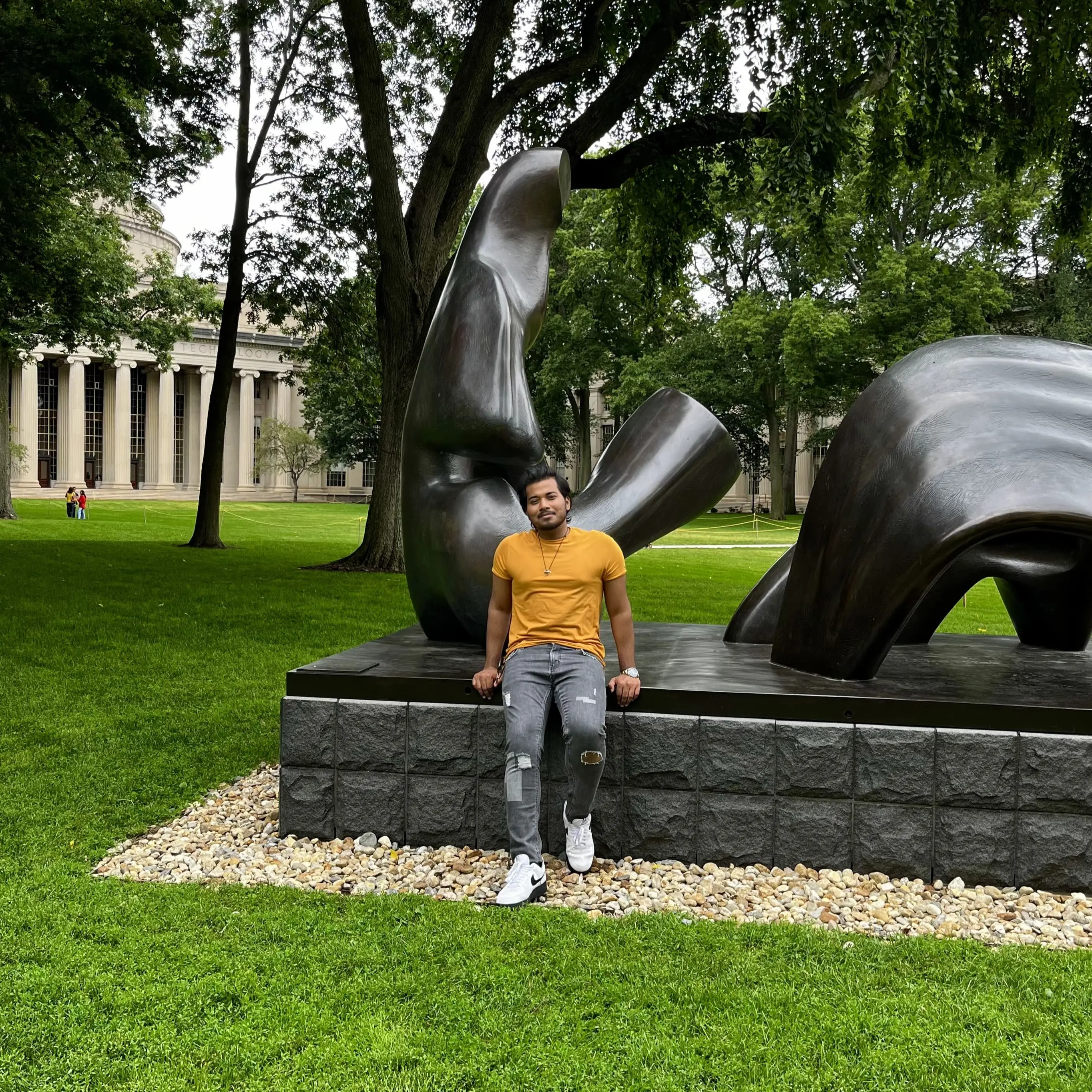 Arvish at MIT Great Dome Boston