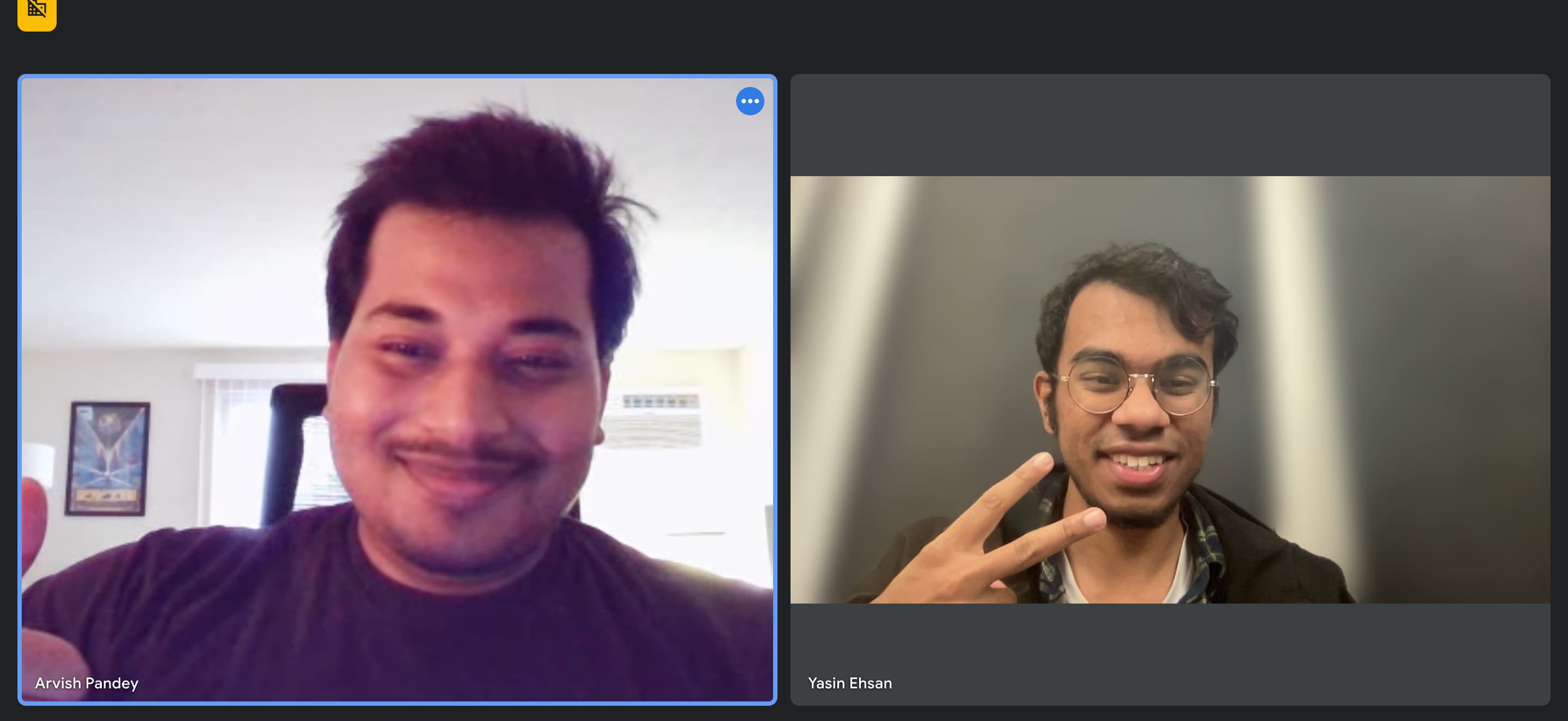 Arvish With Yasin Ehsan - Headstarter Meeting snapshot