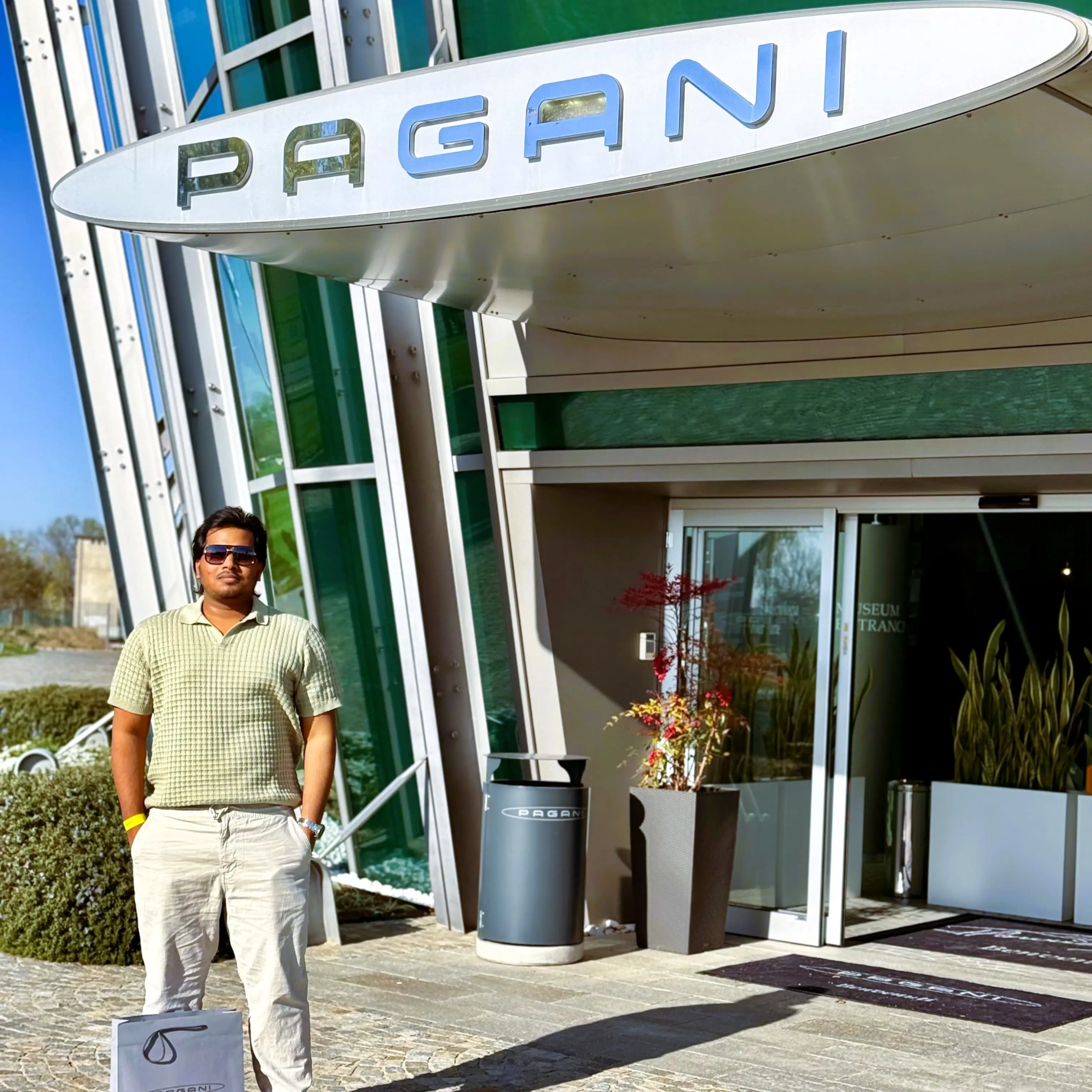 Arvish at Pagani Modena Italy